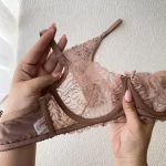 ست شورت و سوتین تور گاز موکا - تصویر 6